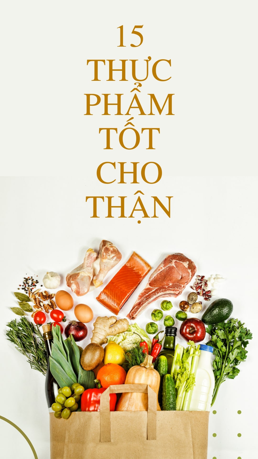 15 thực phẩm tốt cho thận